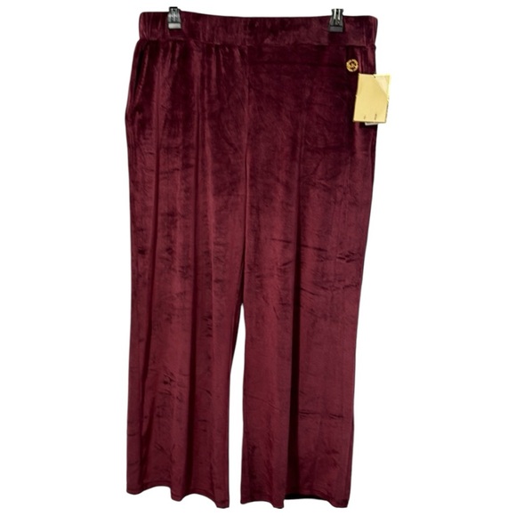 MICHAEL Michael Kors Pants - NWT Michael KORS Dark Ruby Track Pants in‎ XL